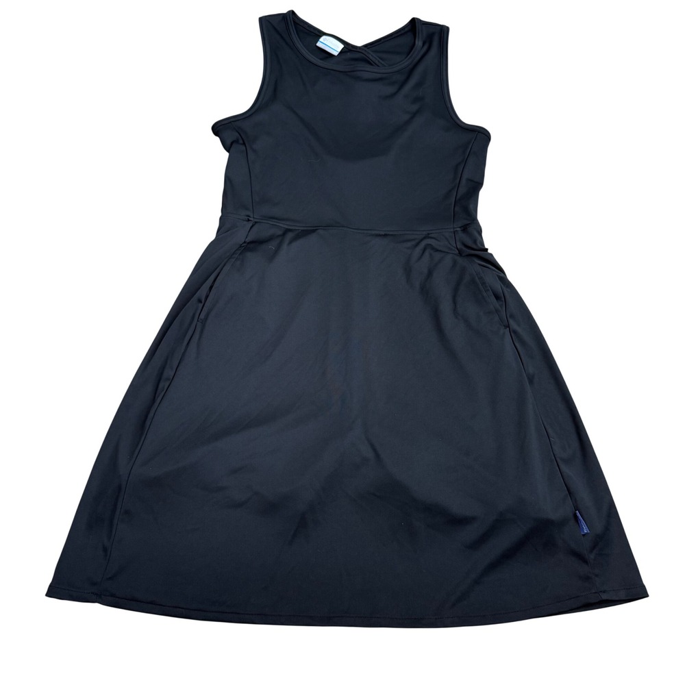 Columbia Active Dress/Shorts Women Size L Black Outdoorsy Hiking Tennis